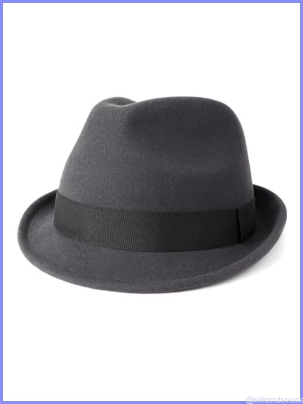 Felt Fedora Trilby Hat Short Brim Adjustable Formal Dress Up Cosplay